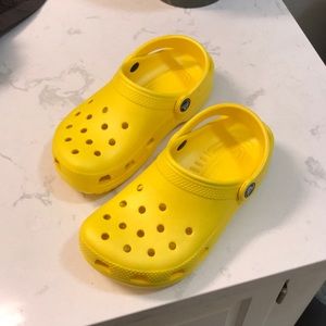 CROCS Like New W3 or M1 Bright Yellow Boat Shoes